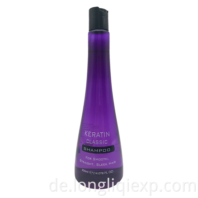 Klassisches 400ml dickes Haarshampoo für glattes glattes Haar